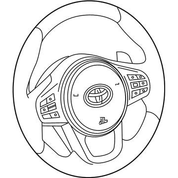 Toyota 45100-WAA01 Steering Wheel