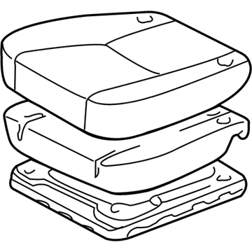 Toyota 71410-AE030-B1 Seat Cushion