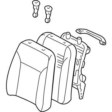 Toyota 71440-AE010-B1 Seat Back Assembly