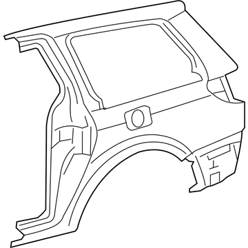 Toyota 61611-08030 Side Panel