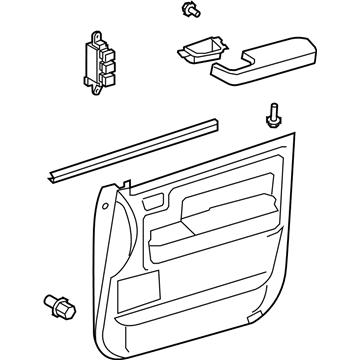 Toyota 67610-0C430-E2 Board Sub-Assy, Front Door Trim, RH