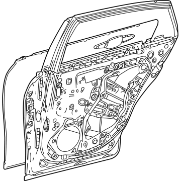 Toyota 67003-62050 Panel Sub-Assembly, Rr D