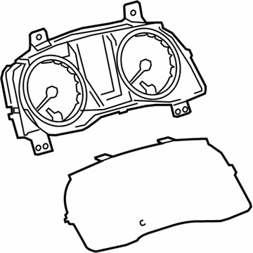 Toyota 83800-04L30-RP Meter Assembly, Combination