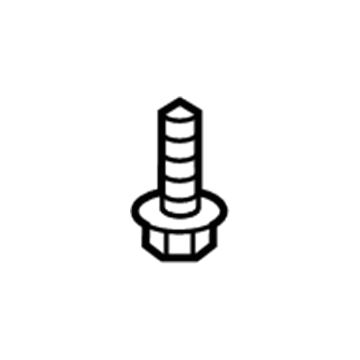 Toyota 90159-60603 Wheel Opening Molding Screw