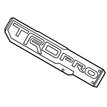 Toyota 75473-0C050 Nameplate