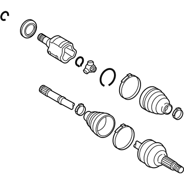 Toyota 42340-0E040 Axle Assembly