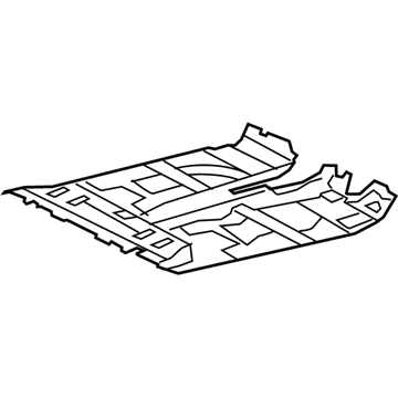 Toyota 58510-3G813-B0 Mat Assembly, Floor, Front