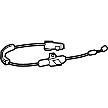 Toyota 72704-48120 Control Cable