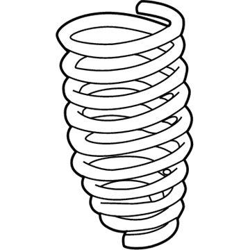 Toyota 48231-02330 Spring, Coil, Rear