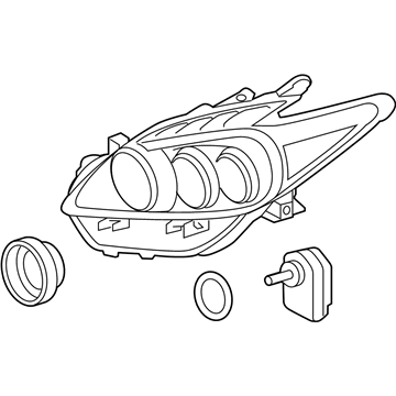 Toyota 81185-47310 Headlamp Assembly