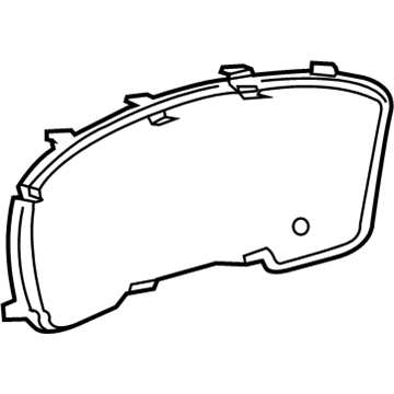 Toyota 83852-1AK50 Glass, Combination M