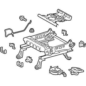 Toyota 71110-0C100 Frame Assembly