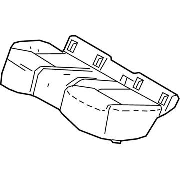 Toyota 71503-12490 PAD SUB-ASSY, RR SEA