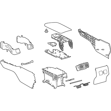 Toyota 58810-06890-C3 Box Assembly, Console