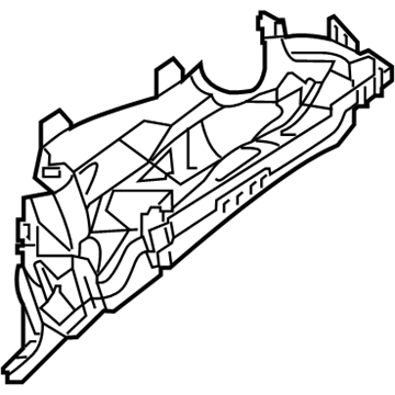 Toyota 82663-12160 Fuse & Relay Box Lower Cover