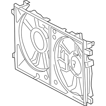 Toyota 16711-37160 Fan Shroud