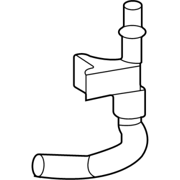 Toyota 16207-F0120 Water Hose