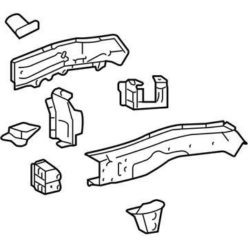 Toyota 57028-33901 Rail Assembly