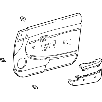 Toyota 67610-04060-B1 Door Trim Panel