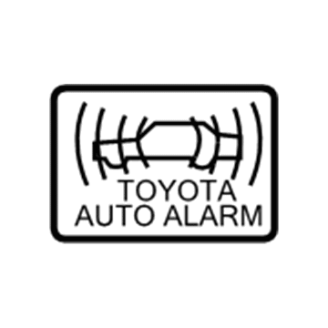 Toyota 74515-06010 Antitheft Label