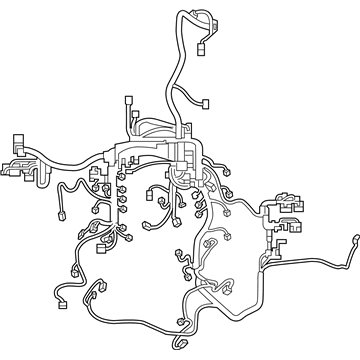 Toyota 82121-0C182 Wire, Engine