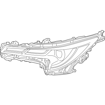 Toyota 81110-12N20 Headlamp Assembly