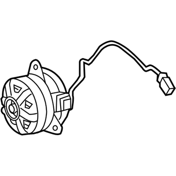 Toyota Prius V Fan Motor - 16363-37050