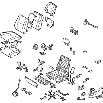 Toyota 71200-07420-A0 Seat Assembly