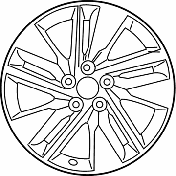 Toyota 42611-02J20 Rim, Wheel