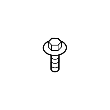 Toyota 90118-WA099 Reinforcement Beam Bolt