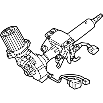 Toyota 45250-0T052 Column Assembly, Electrical