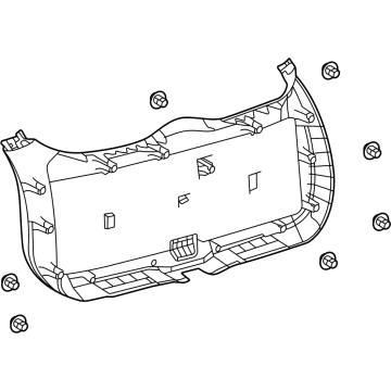 Toyota 67750-48030-C0 Lift Gate Trim