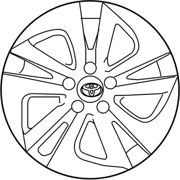 Toyota 42602-47241 Cap Sub-Assembly, Wheel