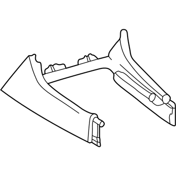 2001 Toyota Land Cruiser Center Console Base - 58811-60180-B1