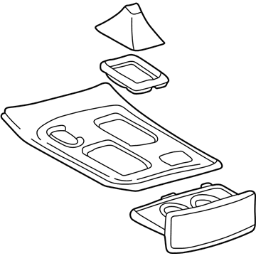 Toyota 58804-60132 Upper Console