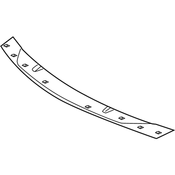 Toyota 75772-74011 Moulding, Hood, Rear