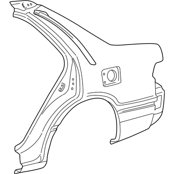 Toyota 61601-33908 Quarter Panel