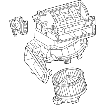 Toyota 87130-12581 Blower Assembly