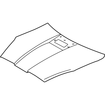 Toyota 53301-20620 Hood