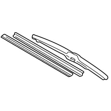 Toyota 85242-42020 Rear Windshield Wiper Blade Assembly