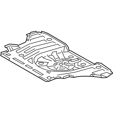 Toyota 58311-63011 Pan, Rear Floor