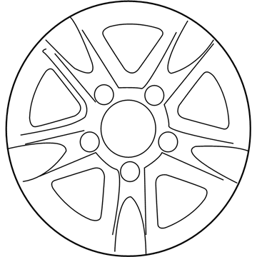 Toyota 42611-60651 Wheel, Disc