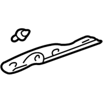 Toyota 62430-0C010-B0 Molding Extension