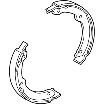 Toyota 46530-34010 Parking Brake Shoes