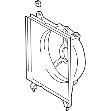 1999 Toyota Solara Fan Shroud - 16711-74620