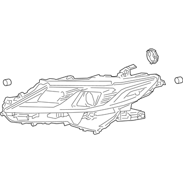 Toyota 81150-06D71 Headlamp Assembly