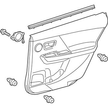 Toyota 67610-47840-B0 Door Trim Panel