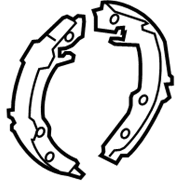 Toyota 46540-42010 Parking Brake Shoes