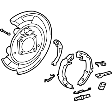 Toyota 46510-02090 Brake Assembly