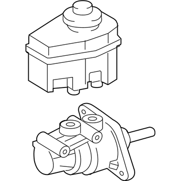 Toyota 47028-04030 Brake Master Cylinder Sub-Assembly W/Plate